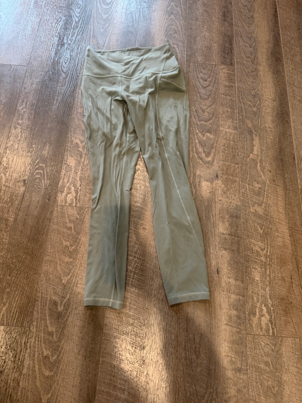 lululemon athletica Olive Green Leggings with Branded Tag